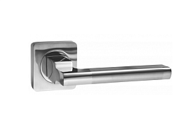 Межкомнатная дверная ручка Renz  Рим 53-02 SC/CP, хром матовый/хром блестящий